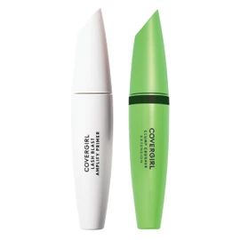 COVERGIRL Clump Crusher Mascara & Lash Blast Amplify Eyelash Primer Pack,1 count, Mascara, Volume Mascara, Volume and Length Mascara, Lengthening Mascara, Double the Volume, Instant Lash Boost