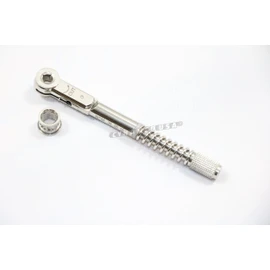 SYNAMED USA GERMAN Universal Dental Implant Torque Wrench Ratchet 10-40 Ncm 6.35mm Hex 4.0mm