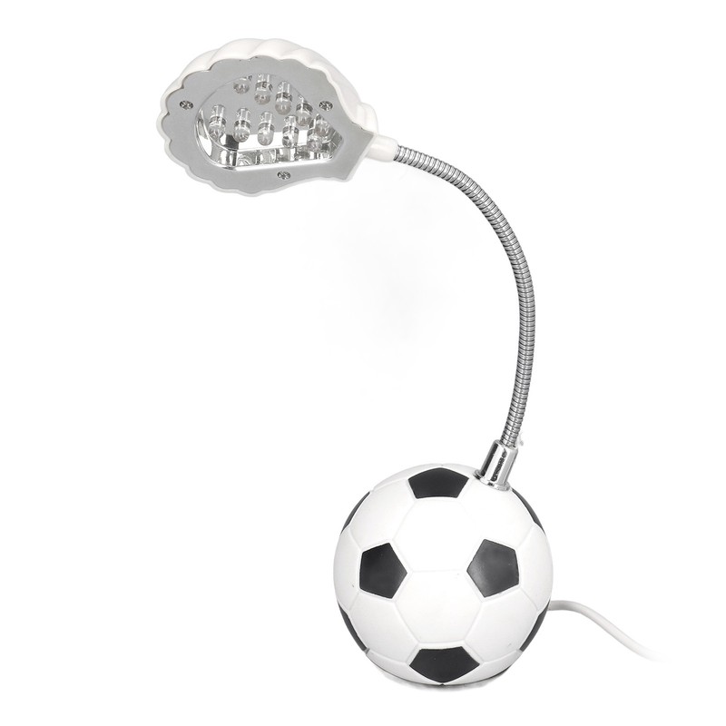 Miniature LED Table Lamp Soccer Desk Lamp Soccer Base Seashell