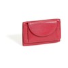 LEAS Small Men's and Women's wallet, Genuine Leather, red Mini-Edition''