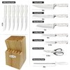 Kitchen Knives Set, Harriet 14-Piece Knife Block Set with Multifunctional