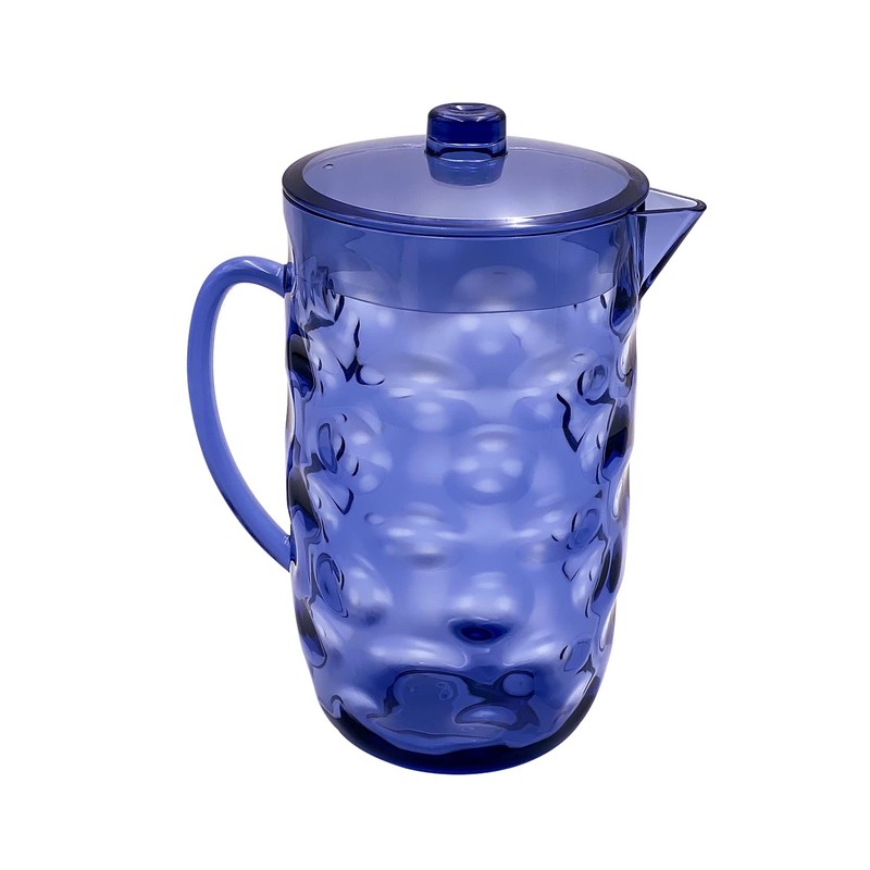 Jarra Para Agua Acrílico Wave 2.5 Litros Azul Cs-025