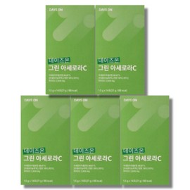 Days On Green Acerola C 14 packs 5 boxes Natural Vitamin C Acerola Concentrate / 데이즈온 그린 아세로라C 14포 5박스 천연 비타민C 아세로라농축액