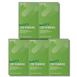 Days On Green Acerola C 14 packs 5 boxes Natural Vitamin C Acerola Concentrate / 데이즈온 그린 아세로라C 14포 5박스 천연 비타민C 아세로라농축액