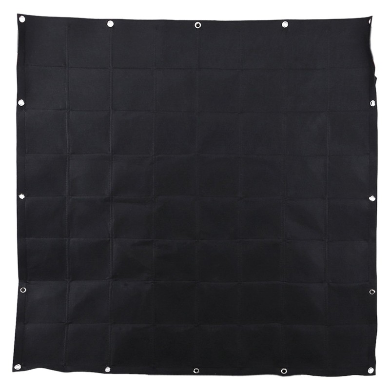 Ogrmar 64 Pockets Vertical Wall Garden Planter Plant Grow Bag