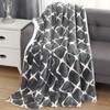 Elegant Comfort Throw Blanket, Reversible Sherpa Flannel, Ultra-Soft, Fuzzy, Cozy