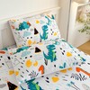 MWMWMW Dinosaur Kids Twin Sheets Set, 3 Pieces Twin Bed
