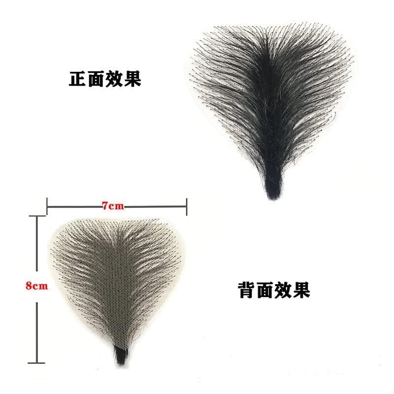 Simulation of Female Fake pubic Hair Adhesive Prosthetic Hair Paste