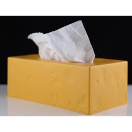 Bullseye Playground New Novelty Yellow Cheese Rectangle Tissue Box Cover