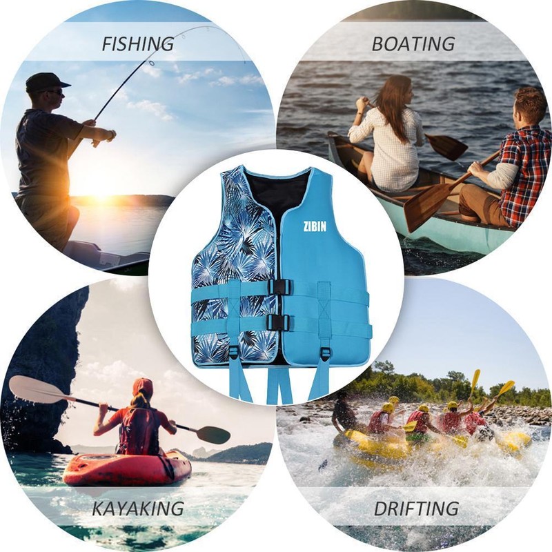Kids Swim Vest Life Jacket for Children Adults Flotation Swimsuit