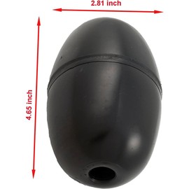 ATIE Black Pool Head Float A21 / Ballast Float EA21 for Zodiac Polaris 280/360 Black Max F5B, F1B, TR35P, TR36P Pool Cleaners and Pentair Legend/Platinum Pool Cleaner Ballast Float EA21 (2 Pack)