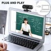 2K Ultra HD Webcam with Microphone, Full HD 2K Webcam