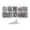 230 unids Tornillos y Tuercas Set M3 Metric Acero Inoxidable