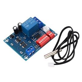 Temperature Control Switch ‑26℃ to 100℃ Temp Range 0.1 ℃ Accuracy 2 Stage Thermostat Module 12V