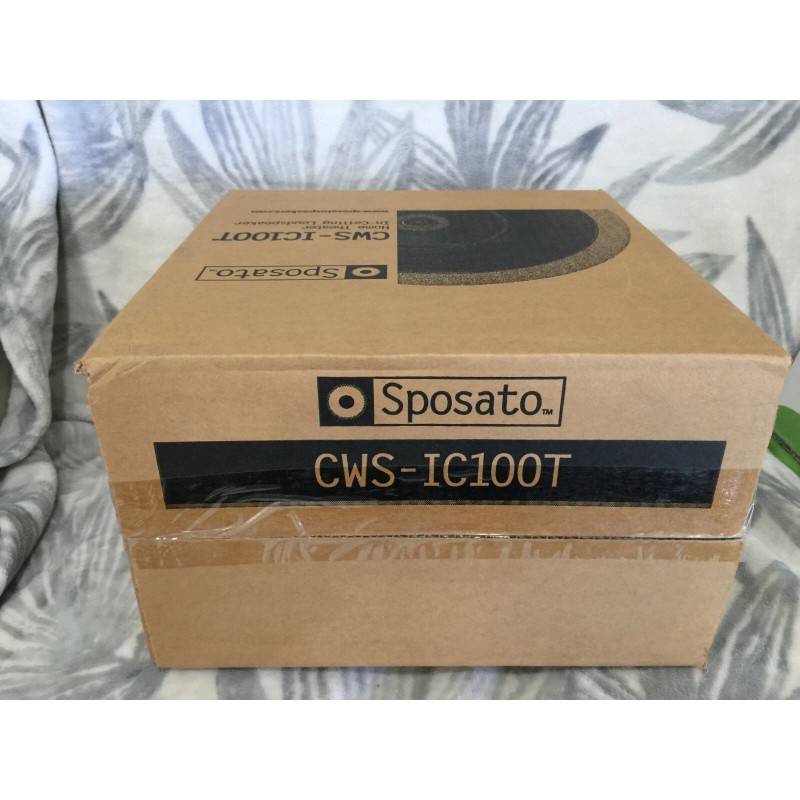 Sony Sposato CWS-IC100T, By Sony 6.5" 2-Way In-Ceiling Speaker, 60W,