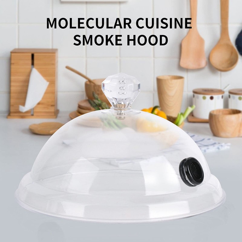 Gernie Smoking Dome Cover, Portable Smoke Infuser with Handle, Acrylic,