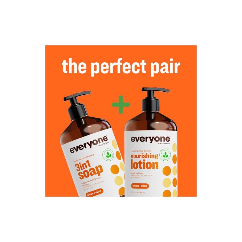 Everyone Lotion, Citrus and Mint, 32 Ounce, 2 Count