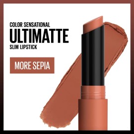 Maybelline Color Sensational Ultimatte Slim Lipstick More Sepia Matte Finish