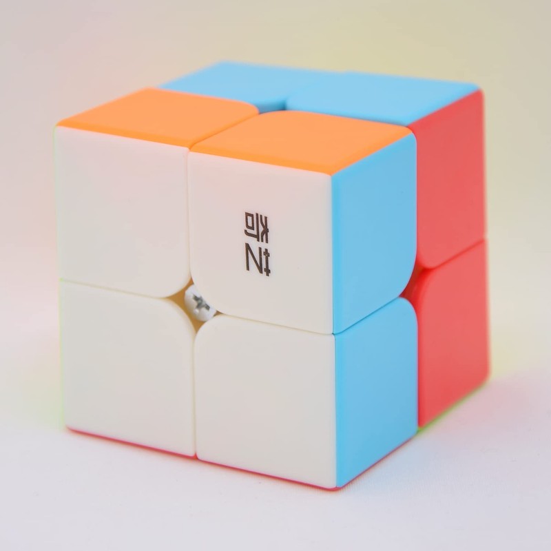 Bukefuno QY 2x2 Magic Cube Magic Puzzle 2x2x2 Cube Stickerless