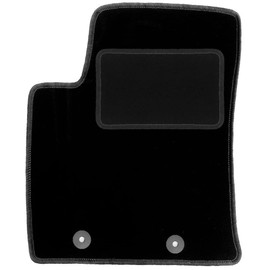 Wielganizator Driver Car Mat - Fits Hyundai i10 II (2013-) Hatchback - Velour - Car Accessories - Car Floor Mats Custom Made - Practical Car Floor Mat - 1 Piece - Black