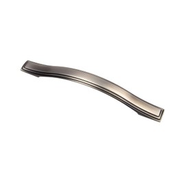 JUVA Designer Drawer Handle Vintage 128 mm Furniture Handle Antique Old Tin Rustic - GR10030 | Cabinet Handle Kitchen in Country House Style | 1 Piece - Bow Handle for Furniture & Dressers Including