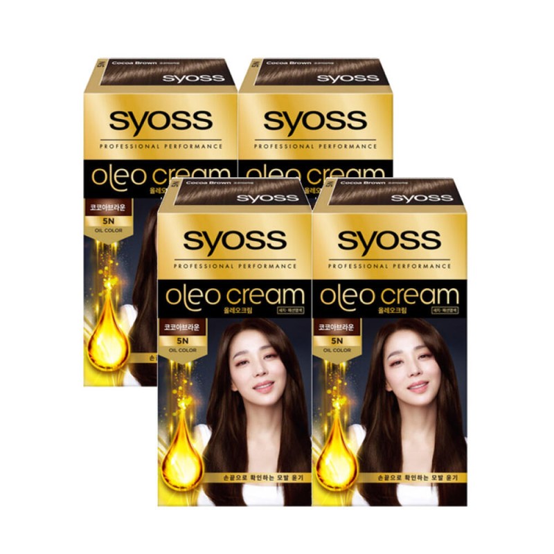 Wella 사이오스 올레오크림 염색약 2A 소프트애쉬 4개 Ci:Labo Oleo Cream