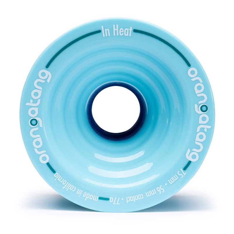 Orangatang in Heat 75mm 77a Downhill Longboard Skateboard Cruising Wheels