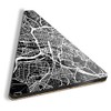 1 x Triangle Coaster - Glasgow Scotland Urban Street Map