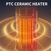 Space Heaters for Indoor Use, 1300W Electric Heater, PTC Ceramic