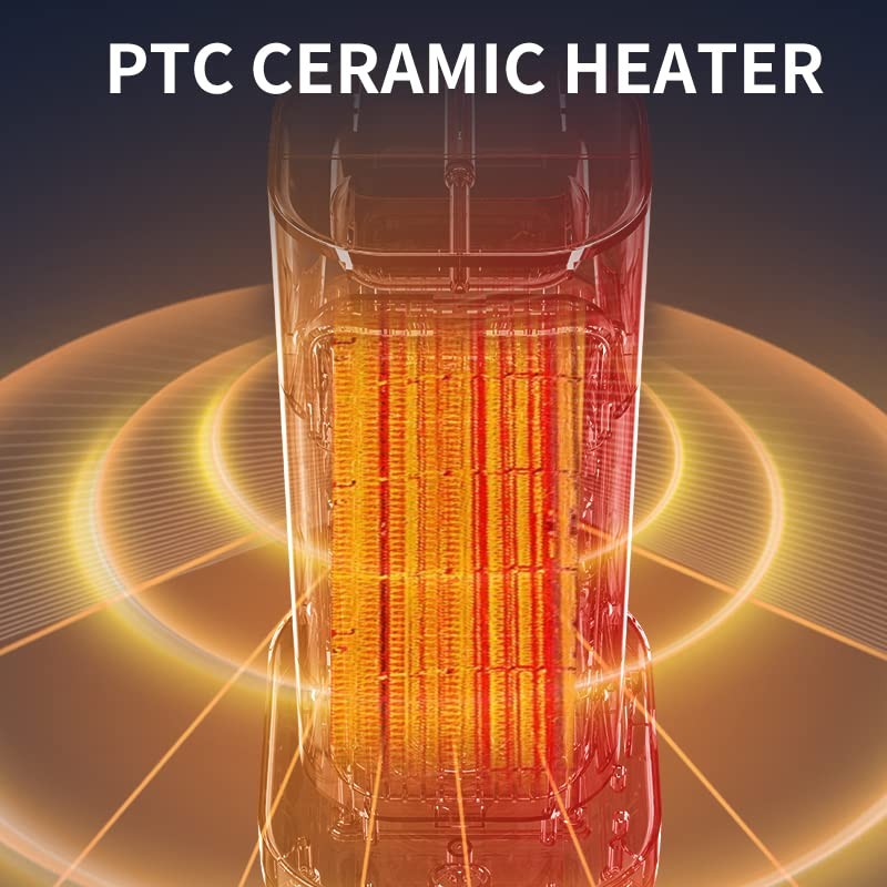Space Heaters for Indoor Use, 1300W Electric Heater, PTC Ceramic