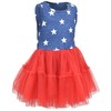 Unique Baby Vestido tutú patriótico para niñas 4 de julio,