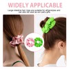 24Pcs Wicked Party Favors Pink Green Hair Scrunchies Set Halloween