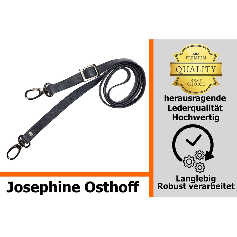 Josephine Osthoff Handtaschen-Manufaktur 2 cm Leather Shoulder Strap, Genuine Leather
