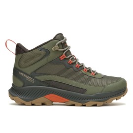 Merrell Men's Speed Strike 2 Mid Waterproof Hiking Shoe, Olive, 11 Wide