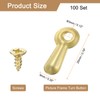 sourcing map 100Pcs Picture Frame Turn Button, Frame Backing Fasteners