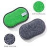 6 Pack Multi-Purpose Sponges Kitchen, Dual-Sided Microfiber Dish Sponges 3
