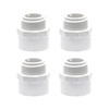 PVC Male Thread Adaptor 4PCS(1 1/2 Inch)