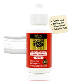 EBIN NEW YORK Wonder Lace Bond Extreme Firm Hold 1.18oz - Nessun residuo Formula migliorata Facile da applicare Asciugatura rapida Impermeabile Senza lattice Resistente al sudore