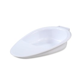 Mobiclinic®, Bedpan, Intimate Hygiene, Hemorrhoids, Postpartum, Seniors, 41x28x10 cm, 2500 ml Capacity, Non-Slip, White, Seren