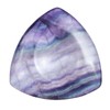 Artistone Artistone Rainbow Fluorite Thumb Worry Stone Chakra Healing Crystals