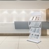 Treliamd Floor-Standing Magazine Rack Information Rack Storage Rack Newspaper Rack