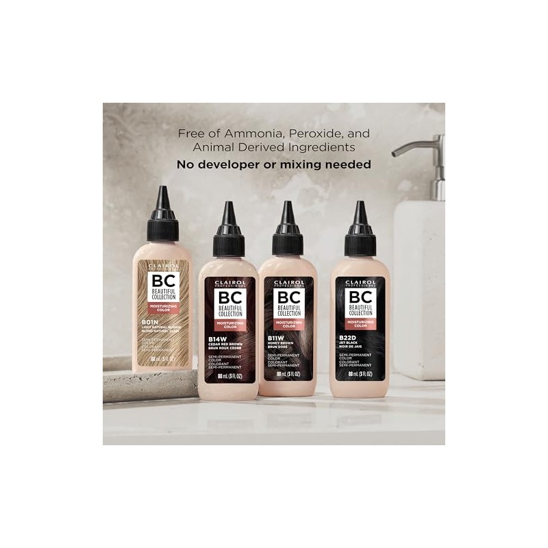 Clairol Beautiful Collection, 13w Medium Warm Brown, 3 oz.