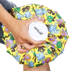 NeoTech Care Ice Bag, Screw Top Fillable, Reusable (Animals Design, 11 inch)