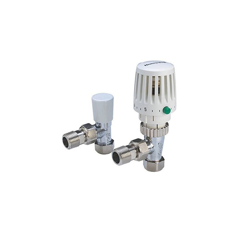 Honeywell VTL120-15A Traditional 15mm TRV and Lockshield Set