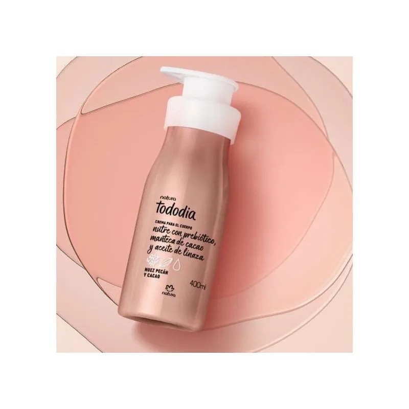 Crema Nutritiva Corporal Natura Tododia Nuez Pecán Cacao 400