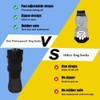 VALFRID Waterproof Grip Dog Shoes,Anti-Slip Dog Socks Boots,Zipper Dogs Booties