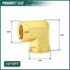 GORAGUCHI 6PCS 1/8" Npt Female, 90 Degree Brass Pipe Fittings