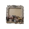 Comfy Hour 7.48" x 7.75" Double Horse Figurine Photo Frame,