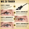 QUEWEL Individual Eyelashes, Pack of 320, Individual Eyelashes for Eye