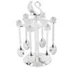 Coffee Spoon Holder Elegant Swan Silver Color Zinc Alloy Rotatable